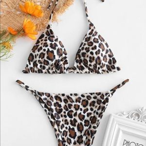 Brand new ZAFUL leopard animal print bikini